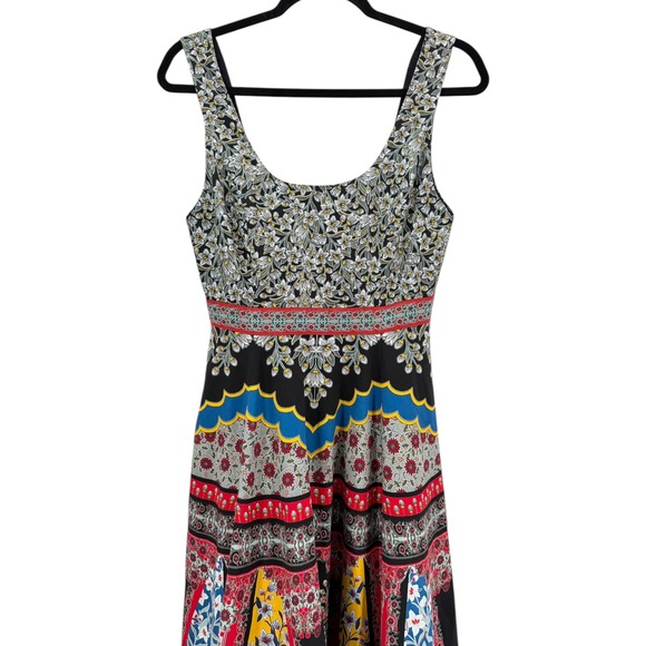 NWT Alice + Olivia Arya Cotton Fit & Flare Maxi Dress Pre-Fall 2019 - Size 2 - Picture 7 of 15